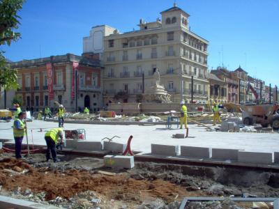 Sevilla en obras antes de Semana Santa